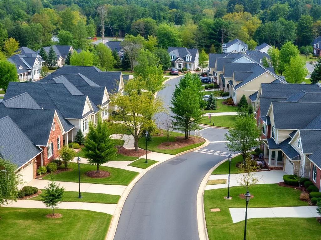 Midlothian Virginia suburban neighborhood