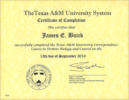 Jim Buick Texas A&M University